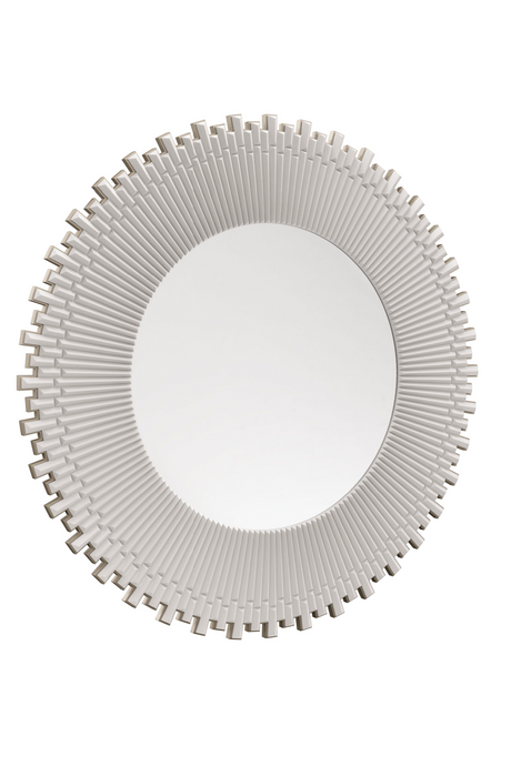   Crenulated Round Mirror | Oroa.com
