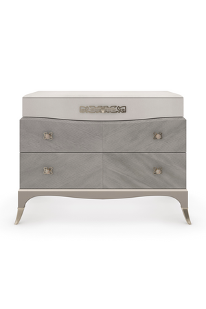 Gray Shagreen Nightstand | Caracole Vibrato | Oroa.com