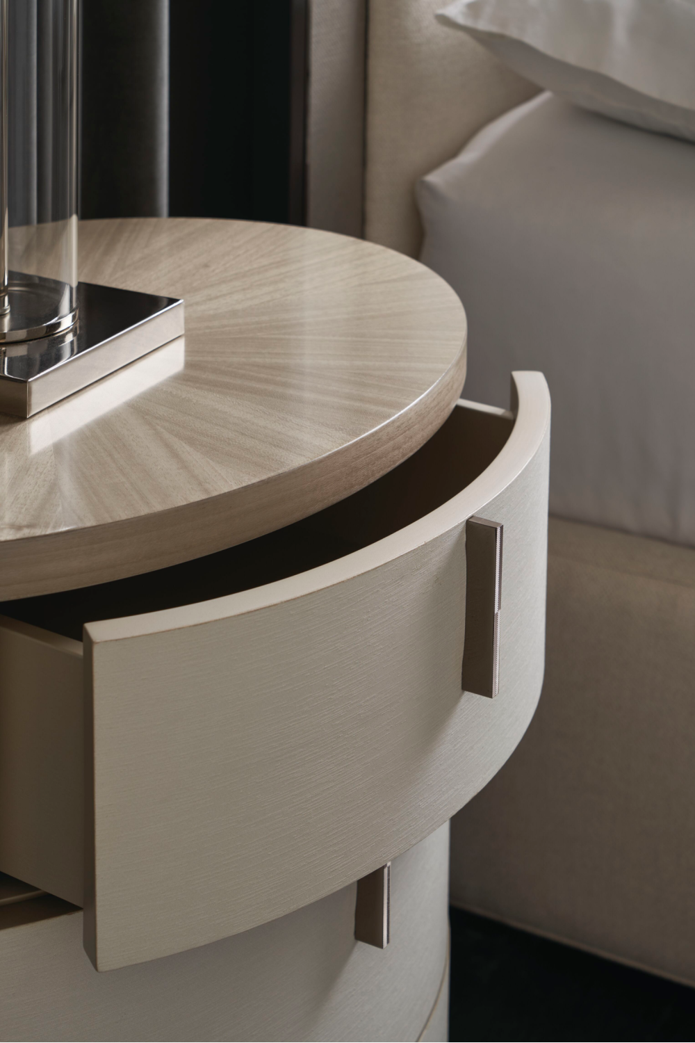 Oval Modern Nightstand | Caracole Wandering | Oroa.com