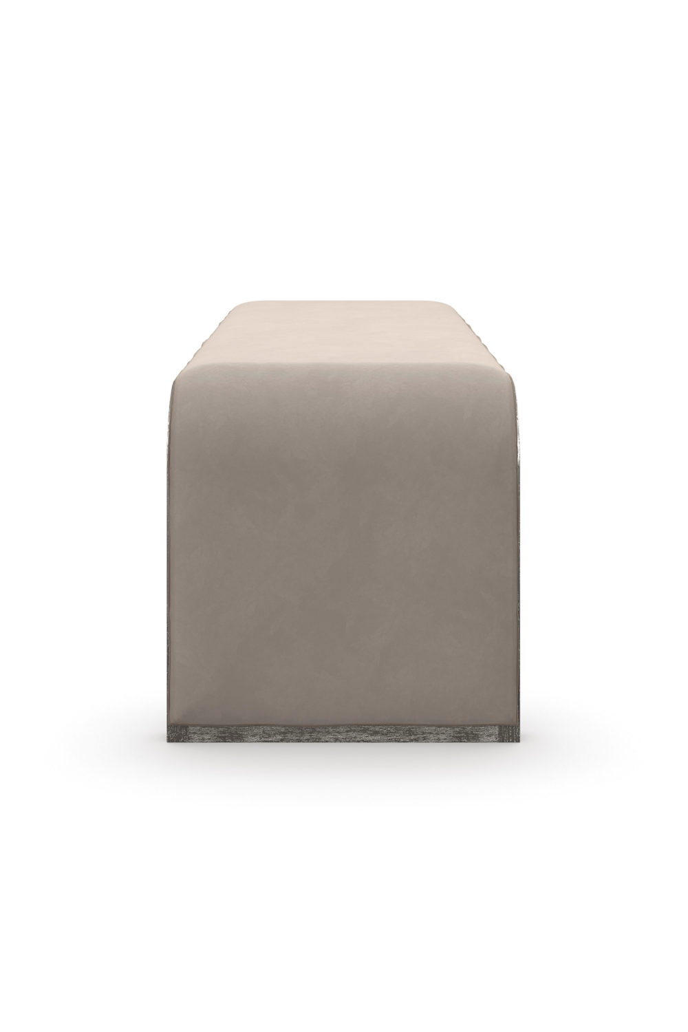 Taupe Velvet Bench | Caracole Traverse | Oroa.com