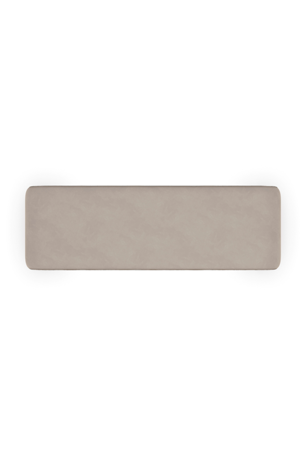   Taupe Velvet Bench | Oroa.com