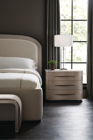   Taupe Velvet Bench | Oroa.com