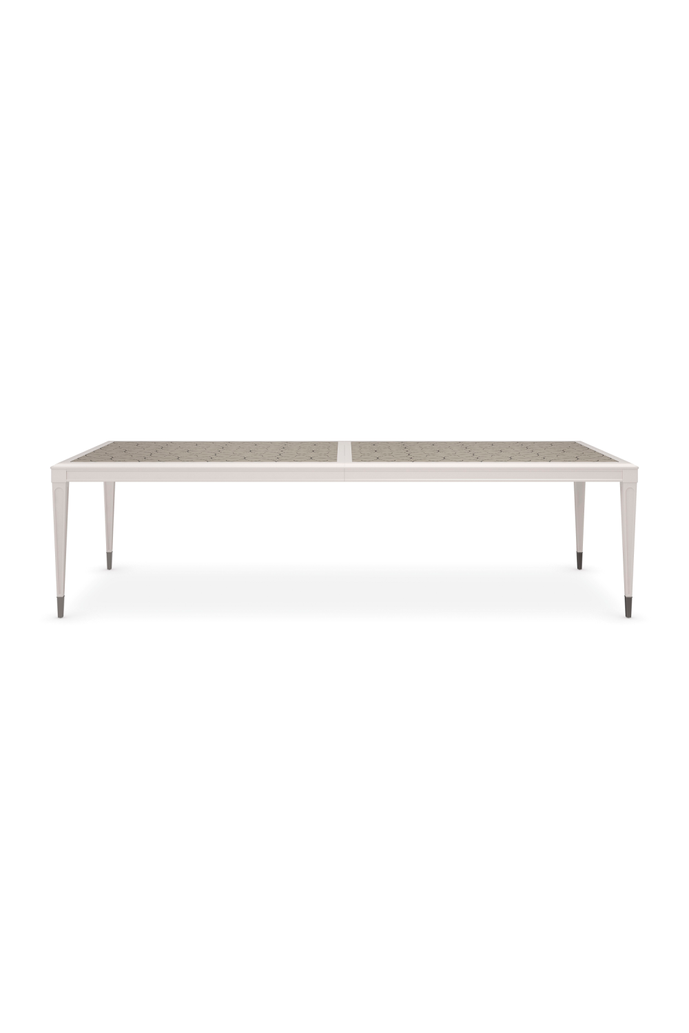 Silver Extendable Dining Table | Caracole Lattice Gather | Oroa.com