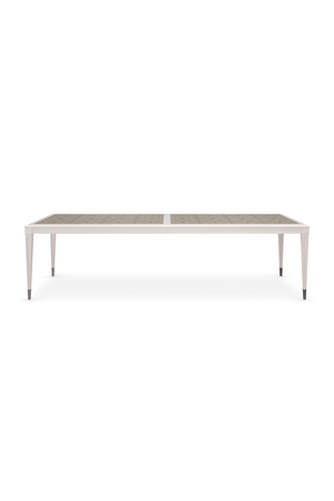 Silver Extendable Dining Table | Caracole Lattice Gather | Oroa.com