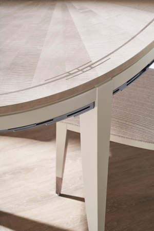 Gray Maple Oval Dining Table | Caracole Coronet | Oroa.com