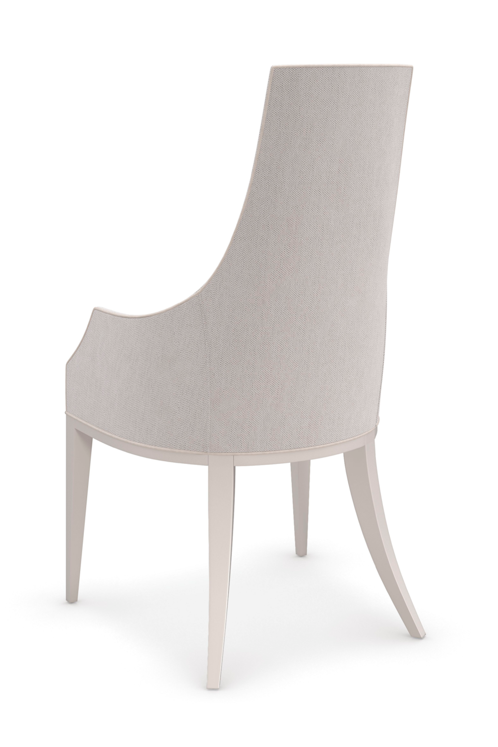 Tapered Back Beige Dining Chair | Caracole Tall Order | Oroa.com