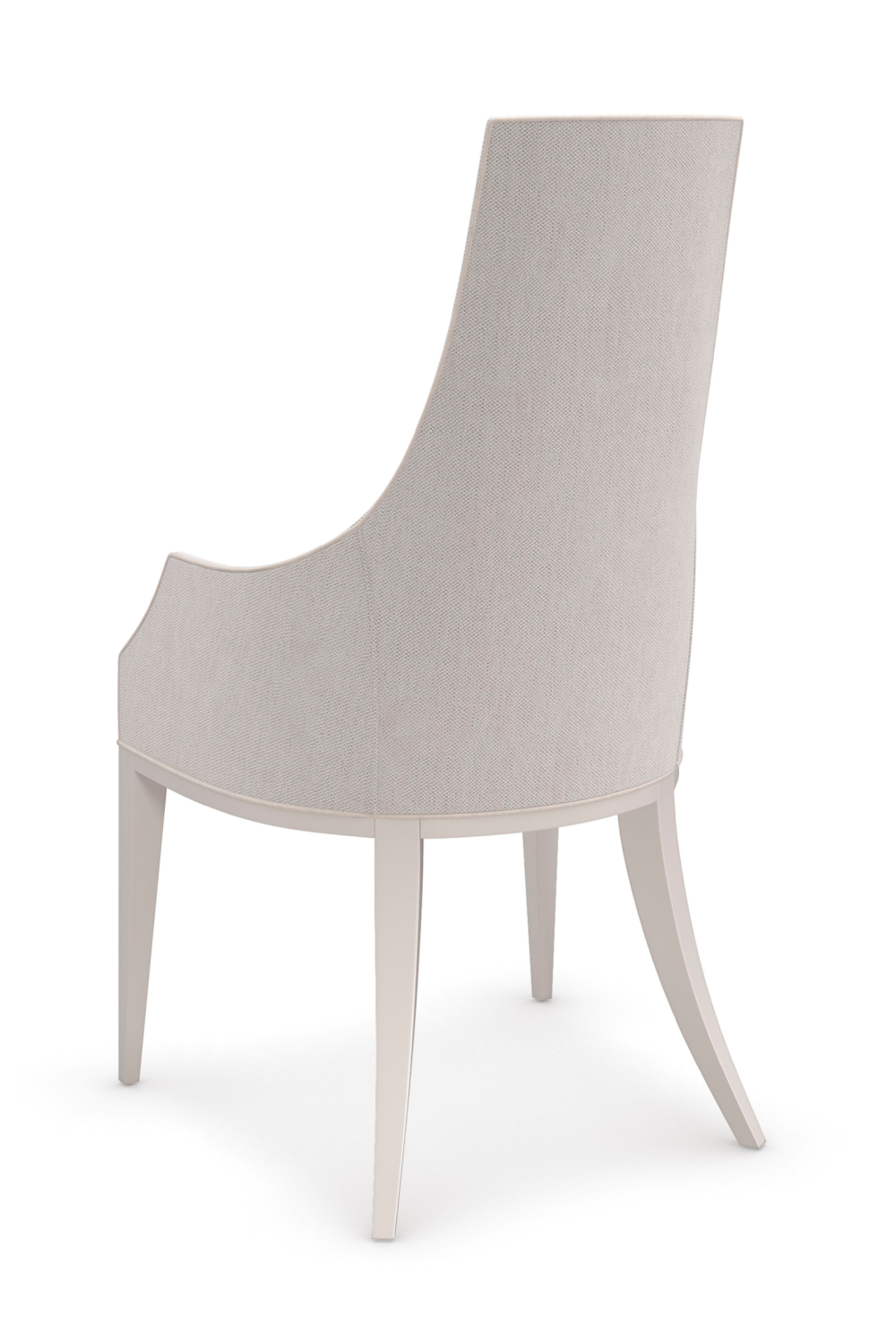   Tapered Back Beige Dining Chair | Oroa.com
