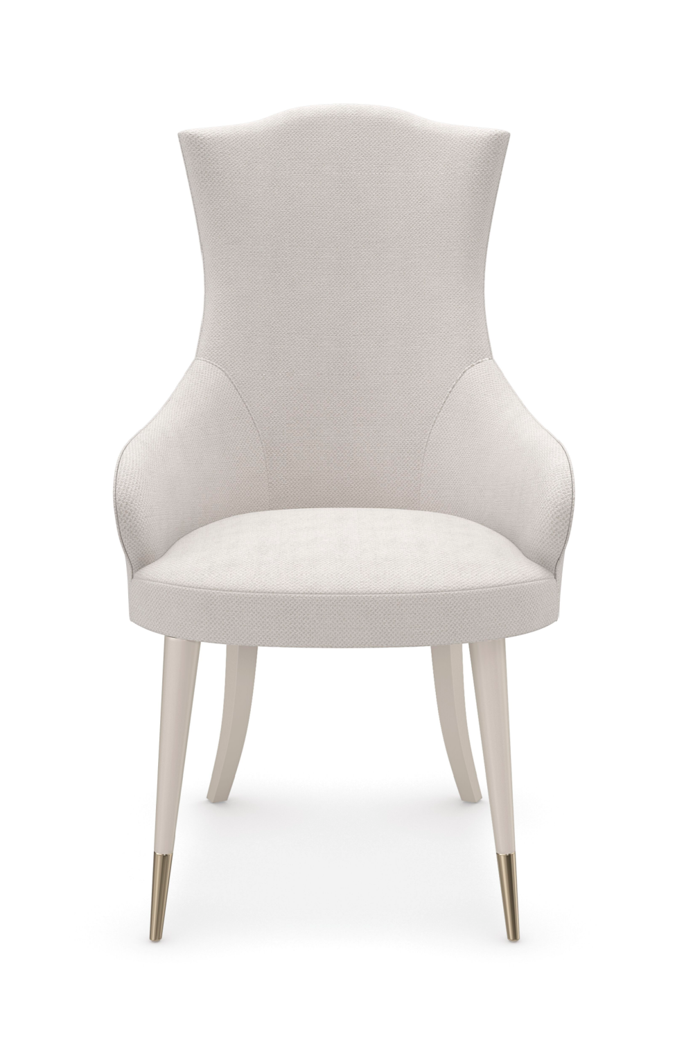 Camel-Back White Dining Chair | Caracole Cherub | Oroa.com