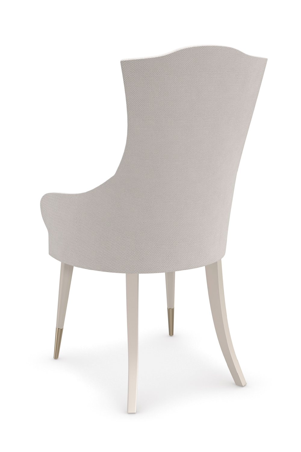 Camel-Back White Dining Chair | Caracole Cherub | Oroa.com