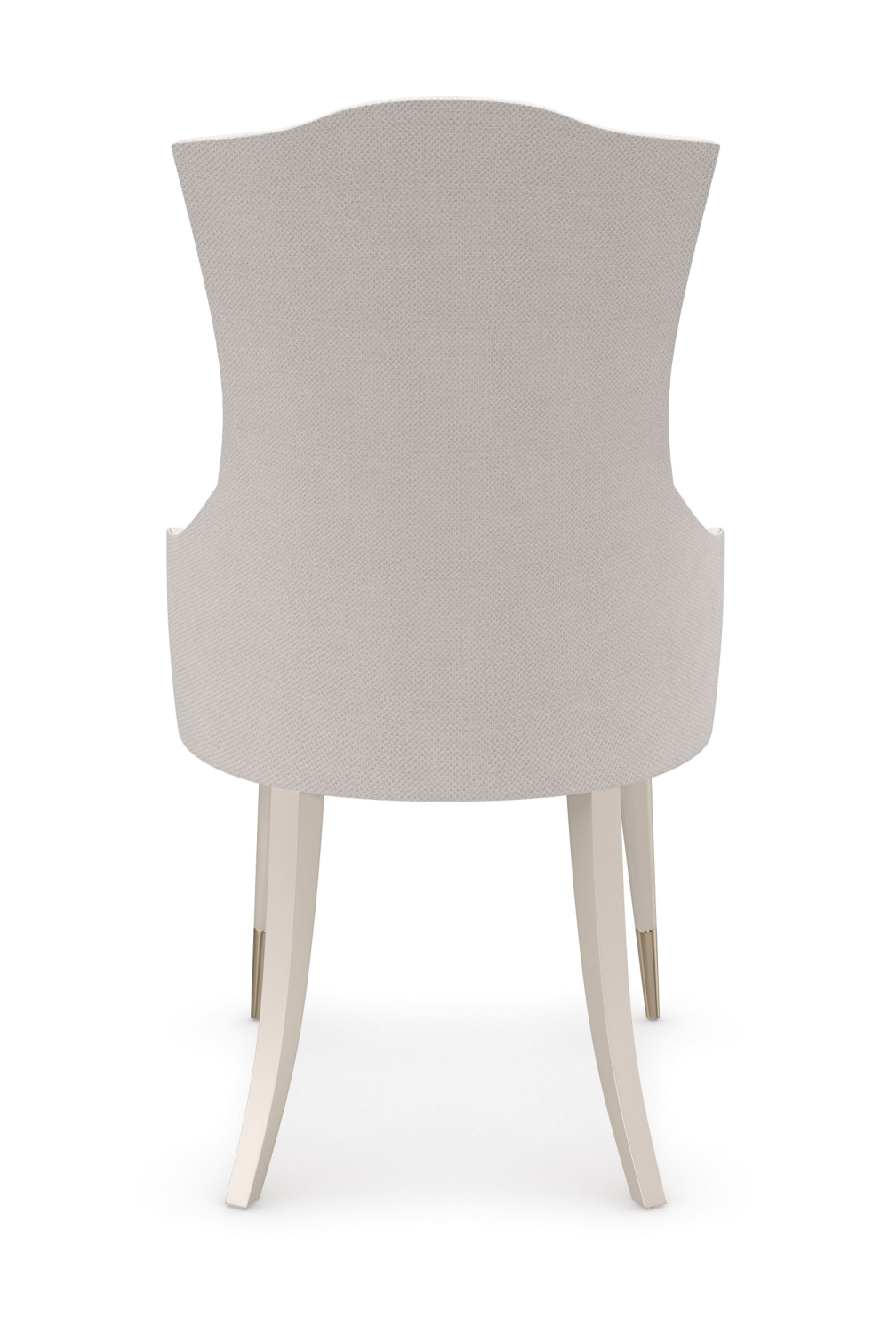 Camel-Back White Dining Chair | Caracole Cherub | Oroa.com