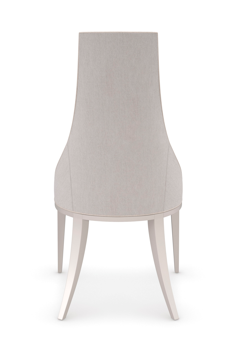 Off White Tapering Side Chair | Caracole Tall Order | Oroa.com