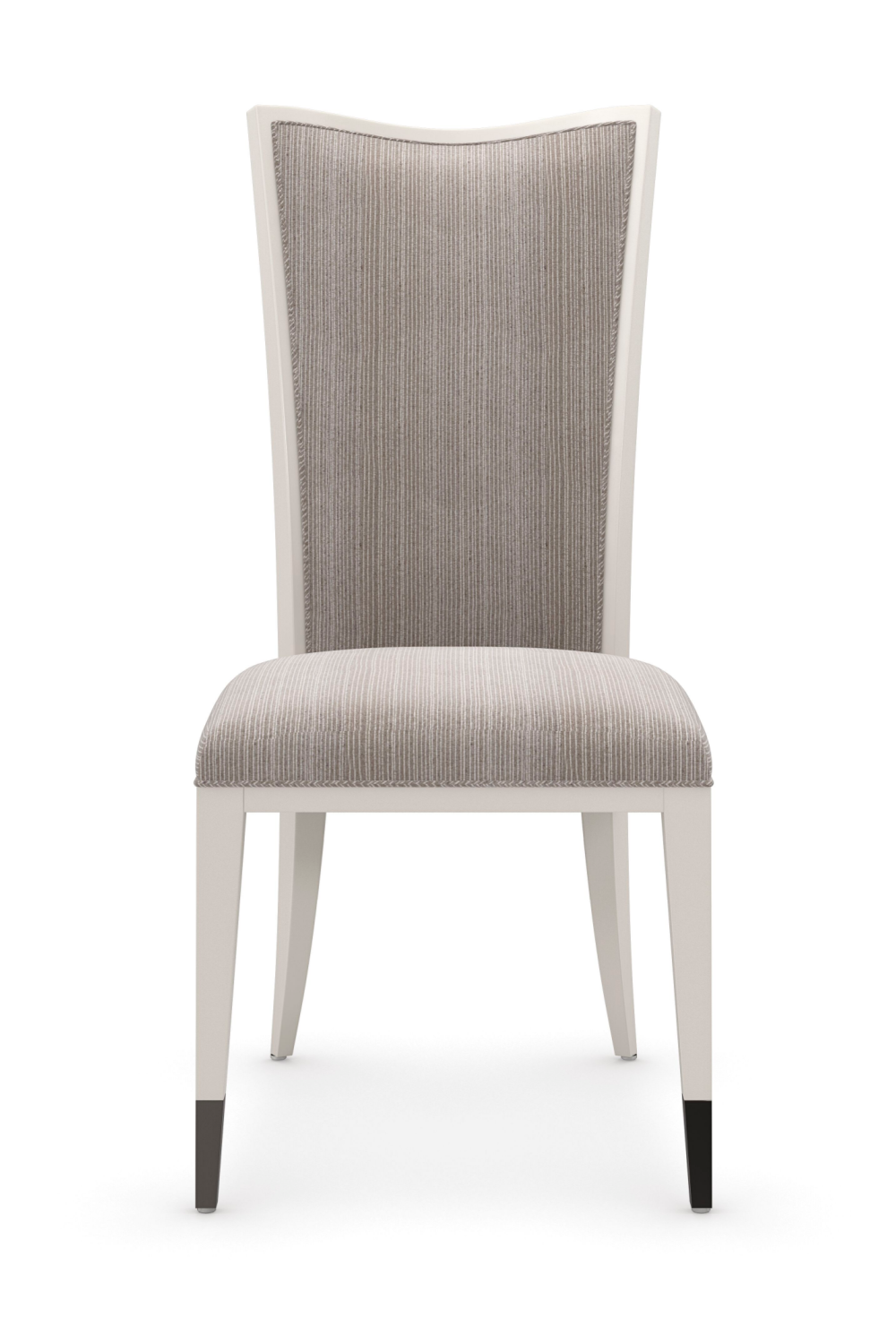 Pinstripe Weave Side Chair | Caracole Lady Grey | Oroa.com