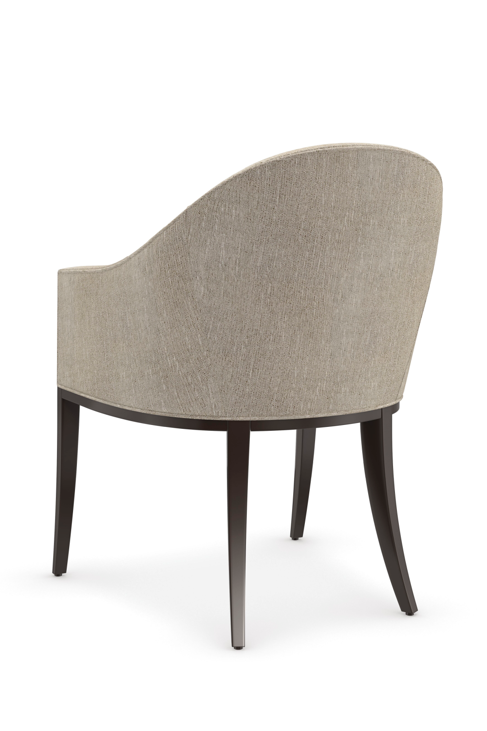 Gray Barrel-Back Dining Chair | Caracole Next Course | Oroa.com