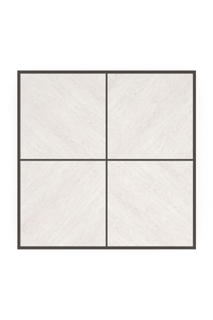 Cream Travertine Cocktail Table | Caracole Cartesian | Oroa.com