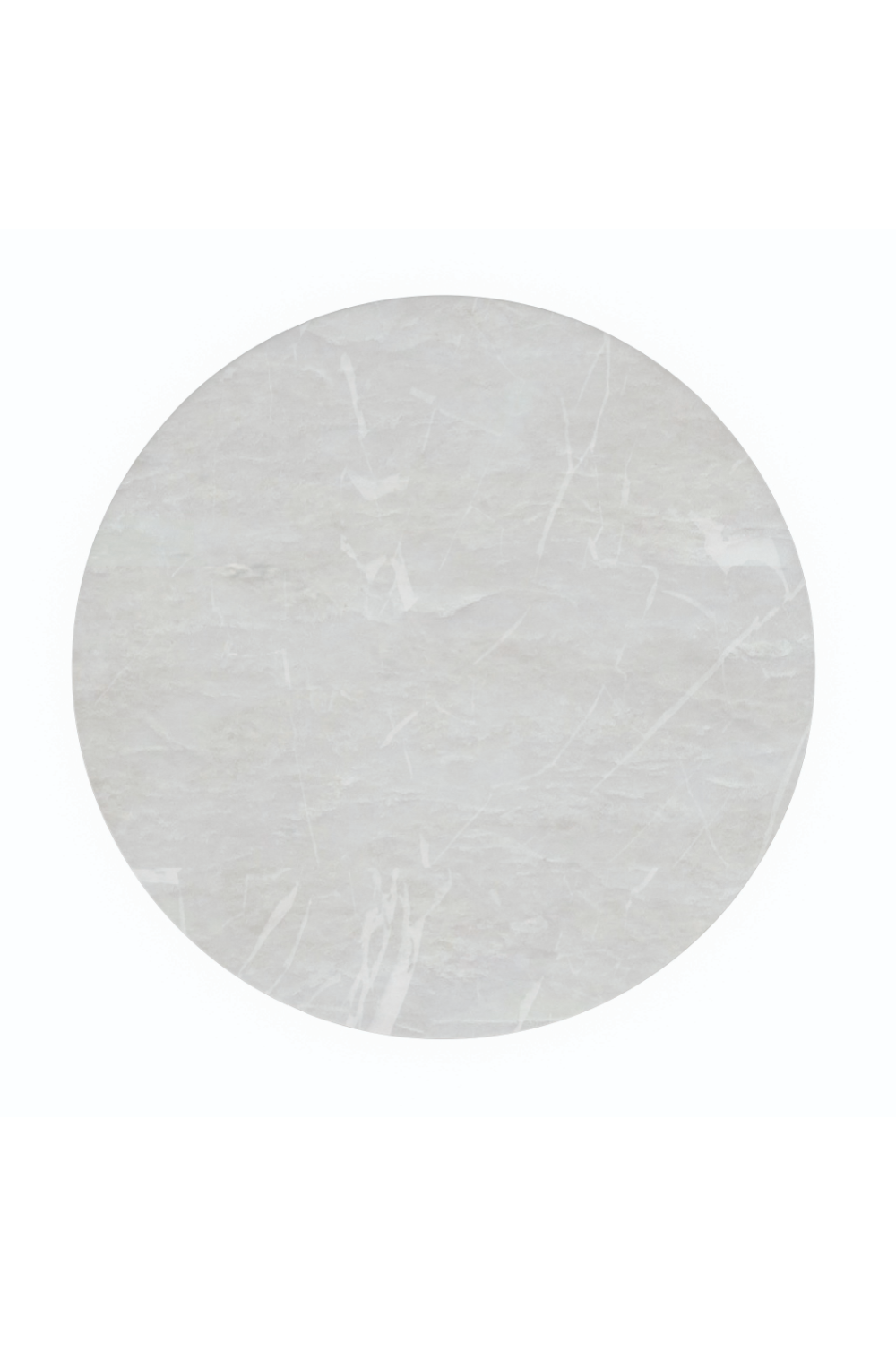 White Marble Side Table | Caracole Style Spotter | Oroa.com