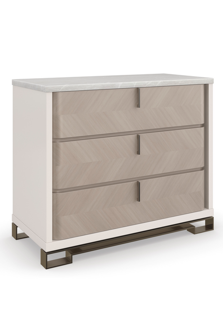 Chevron Patterned Chest | Caracole Subtle Gesture | Oroa.com