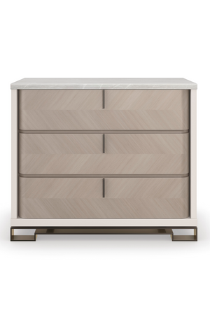 Chevron Patterned Chest | Caracole Subtle Gesture | Oroa.com