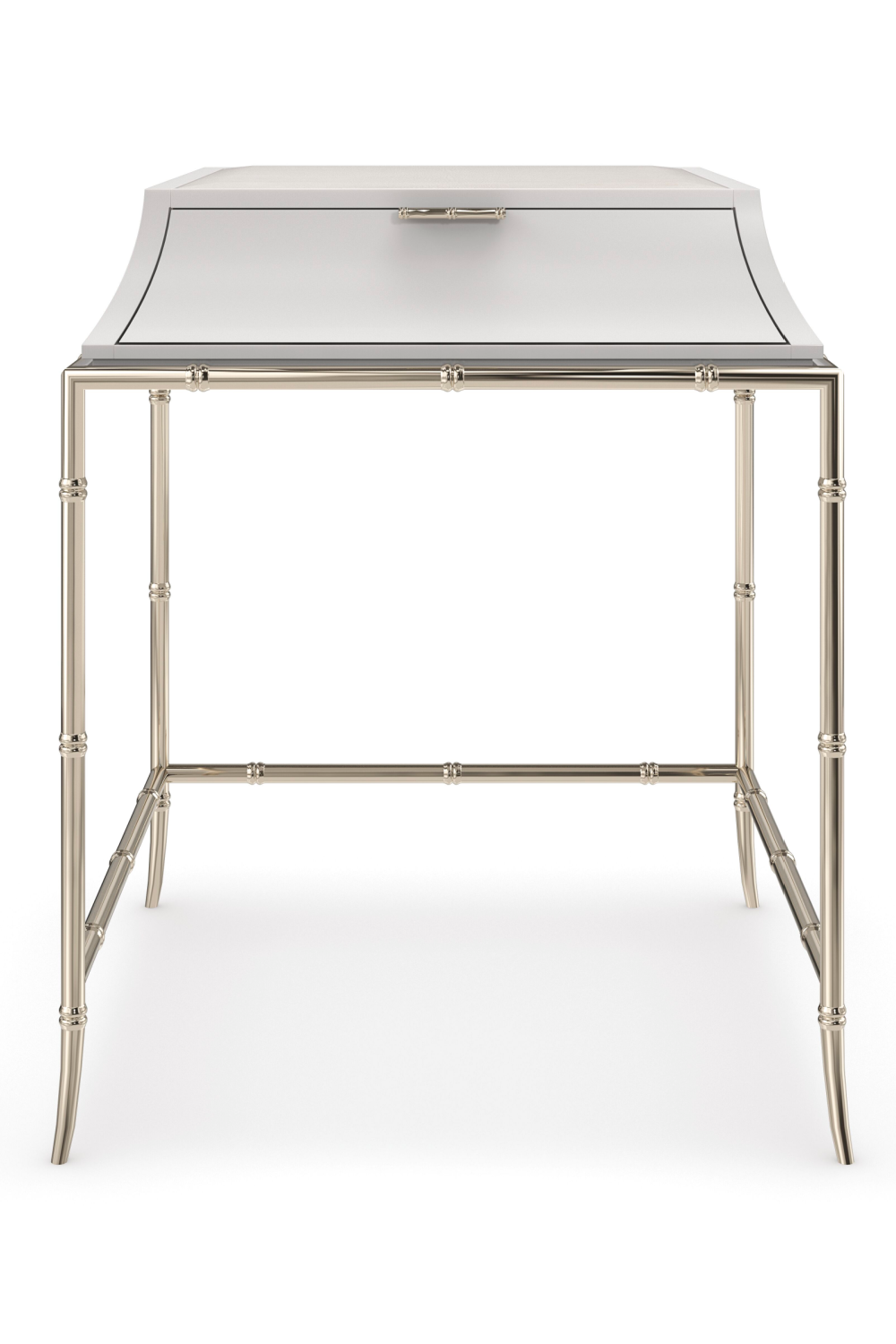 White Shagreen Nesting End Table | Caracole Ceylon | Oroa.com