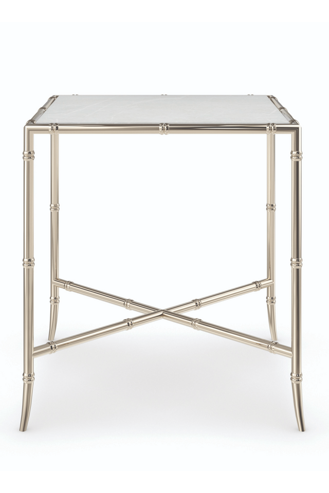 White Marble Nesting Side Table S | Caracole Ceylon | Oroa.com
