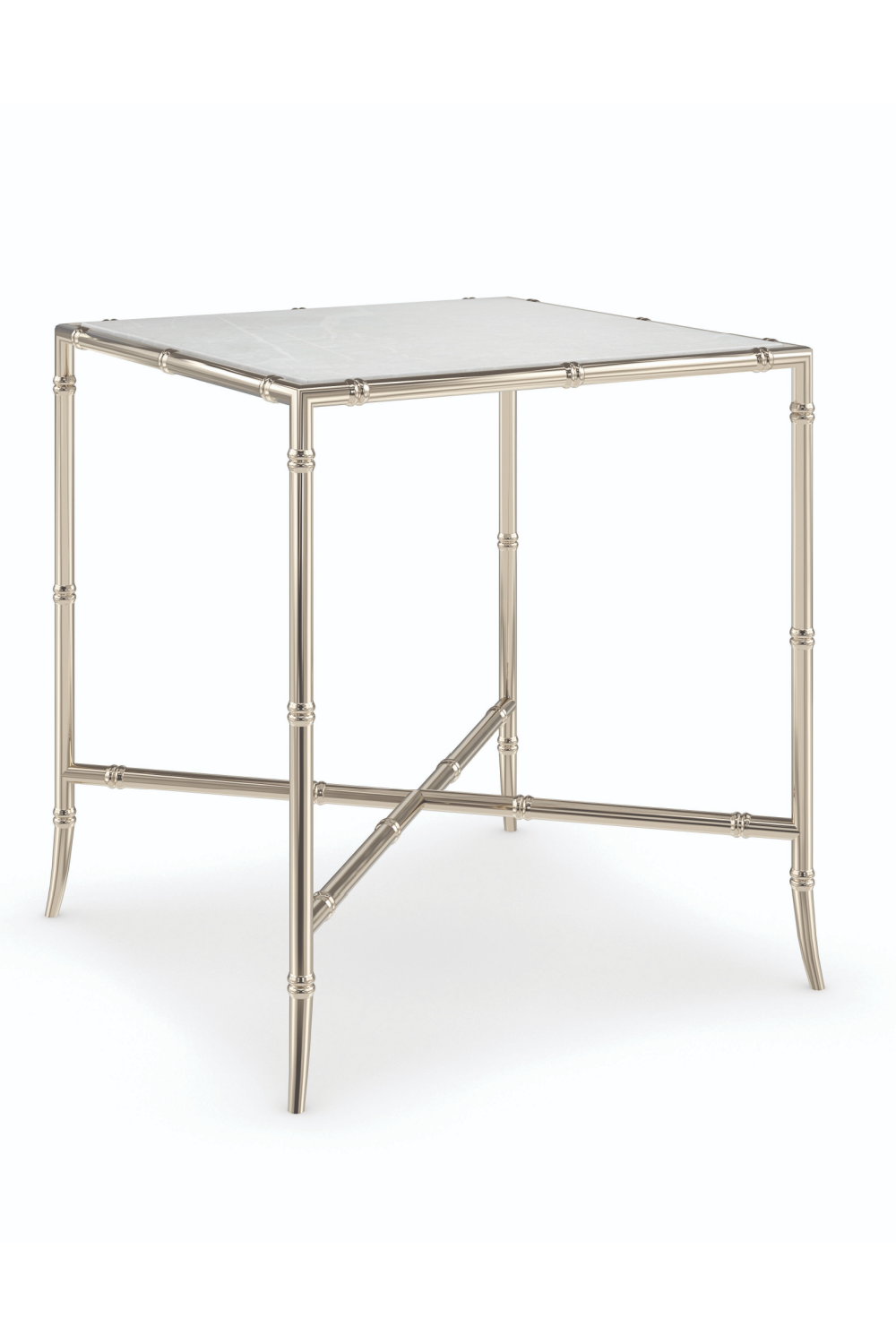 White Marble Nesting Side Table S | Caracole Ceylon | Oroa.com