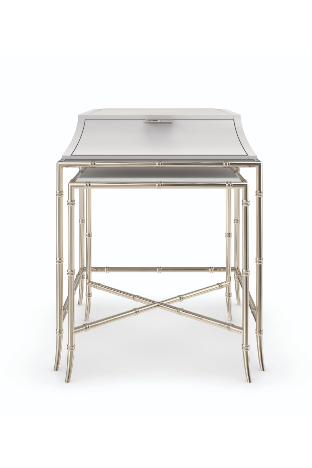 White Marble Nesting Side Table S | Caracole Ceylon | Oroa.com