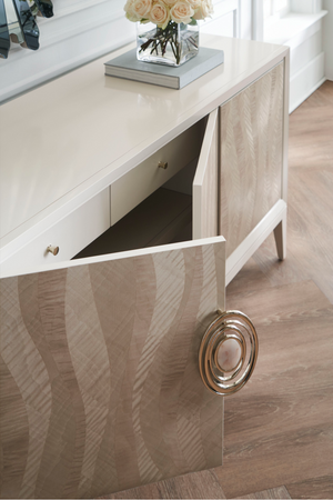   Patterned Cream Modern Sideboard | Oroa.com