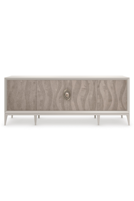   Patterned Cream Modern Sideboard | Oroa.com