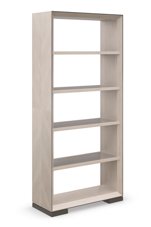 Bronze Glass Shelf Bookcase | Caracole High Rise | Oroa.com