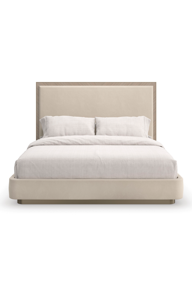 Cream Modern Minimalist Bed | Caracole Anthology | Oroa.com