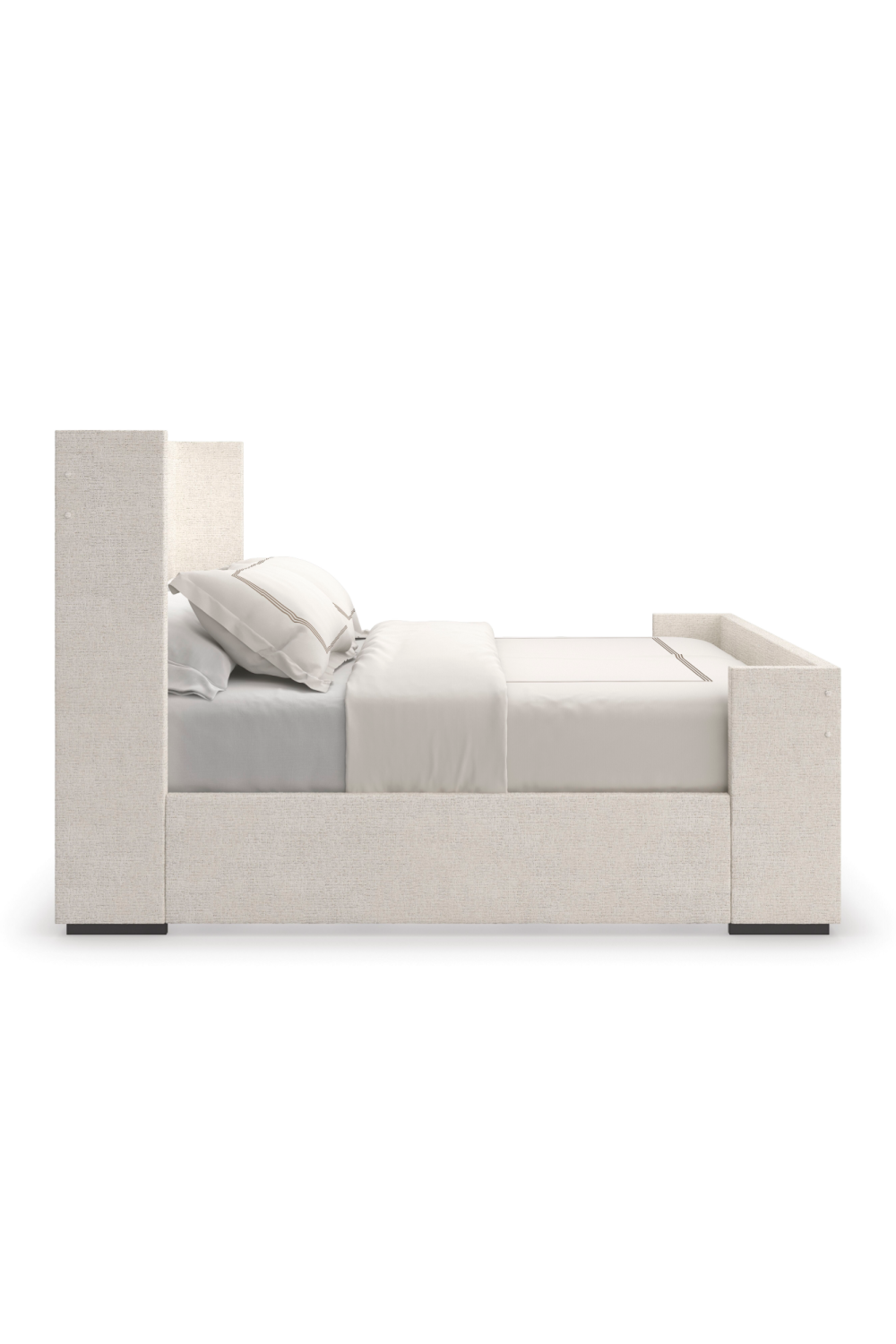 Modern White Bed | Caracole Shelter Me | Oroa.com