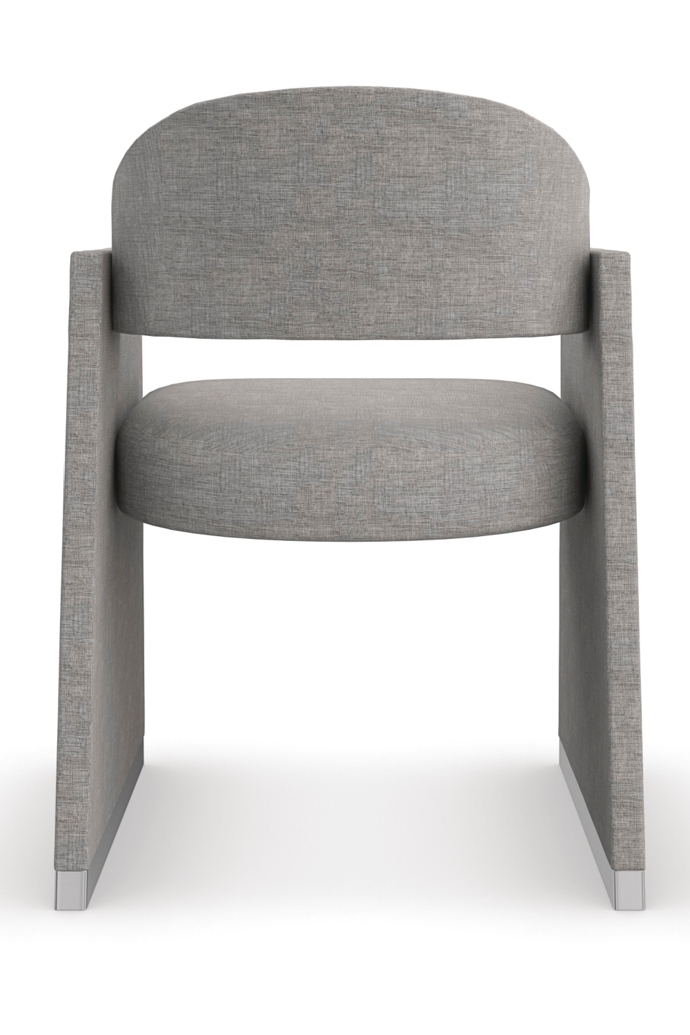 Gray Geometrical Dining Chair | Caracole Polish Off | Oroa.com