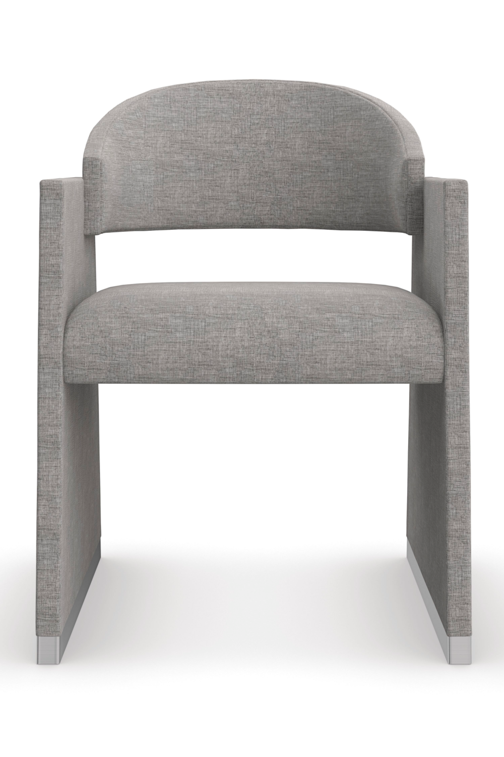 Gray Geometrical Dining Chair | Caracole Polish Off | Oroa.com