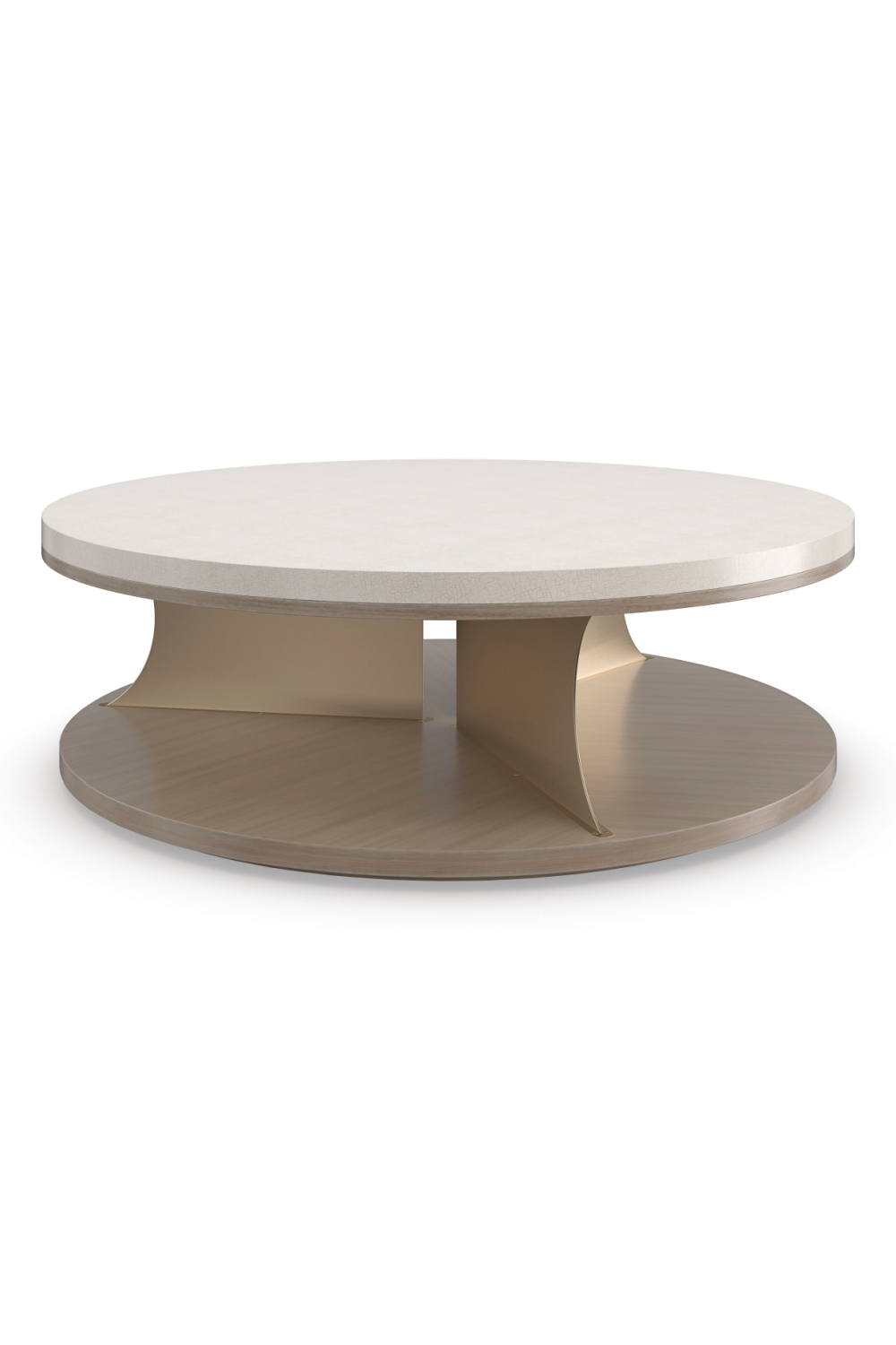 Round Swivel Cocktail Table | Caracole Braces | Oroa.com