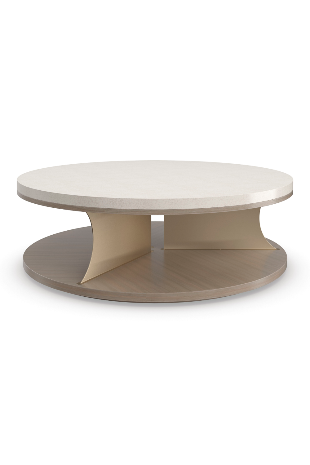 Round Swivel Cocktail Table | Caracole Braces | Oroa.com