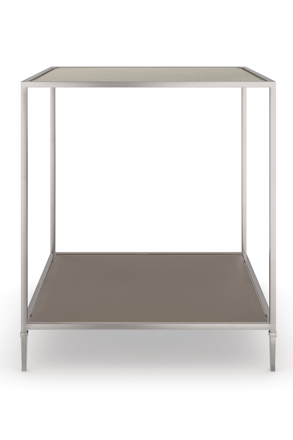 Mirrored Square End Table | Caracole Shimmer | Oroa.com