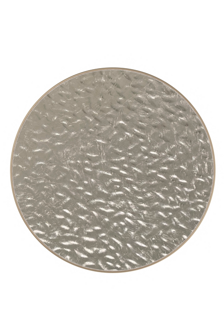 Wavy Glass Pedestal Side Table | Caracole Beyond | Oroa.com