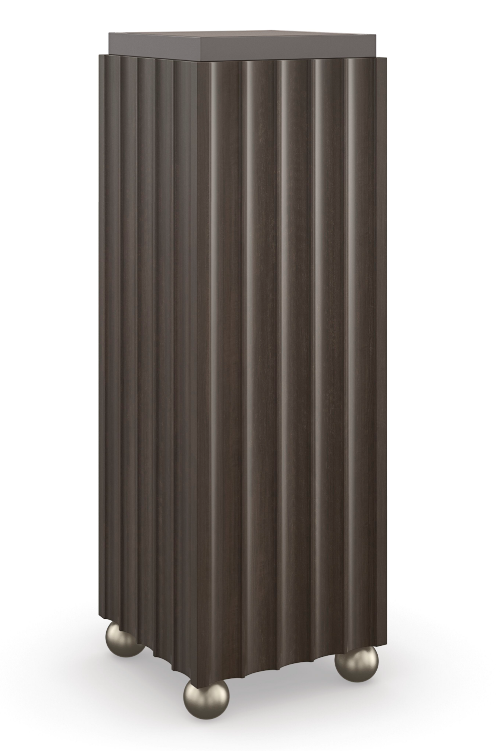 Brown Fluted Bar Table | Caracole Up To You | Oroa.com