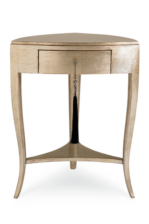 Gold 1-Drawer Accent Table | Caracole Tres, Tres Chic | Oroa.com
