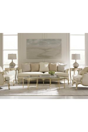 Gold 1-Drawer Accent Table | Caracole Tres, Tres Chic | Oroa.com