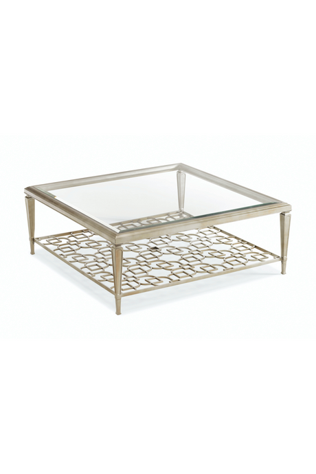 Trellis Patterned Coffee Table | Caracole Sociables | Oroa.com