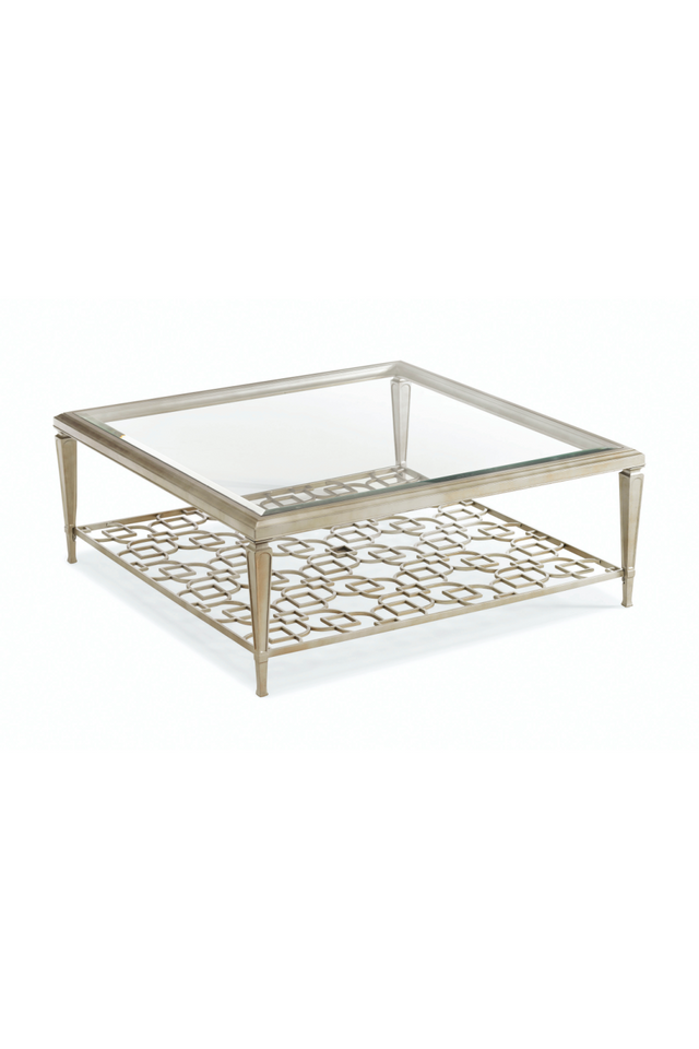 Trellis Patterned Coffee Table | Caracole Sociables | Oroa.com