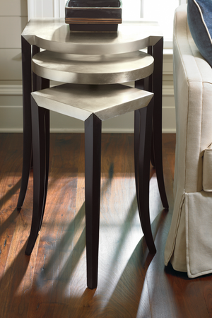 Silver Leaf Nesting Side Tables (3) | Caracole Out & About | Oroa.com