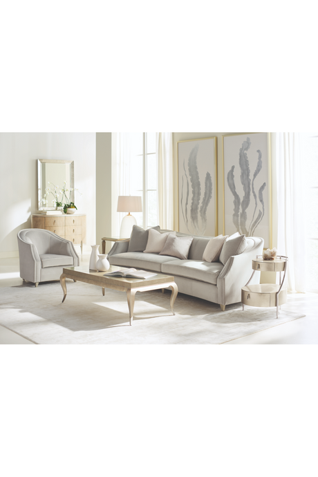 Metallic Side Table With Shelves | Caracole Social Connections | Oroa.com