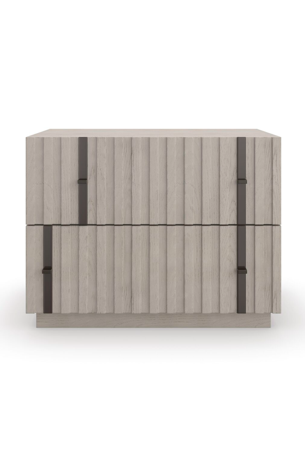 Oak Veneer Modern Nightstand | Caracole Clancy | Oroa.com