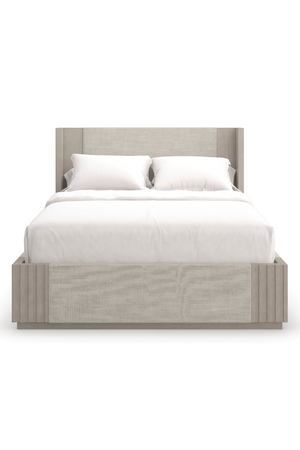 Taupe Linen Bed | Caracole Azure | Oroa.com