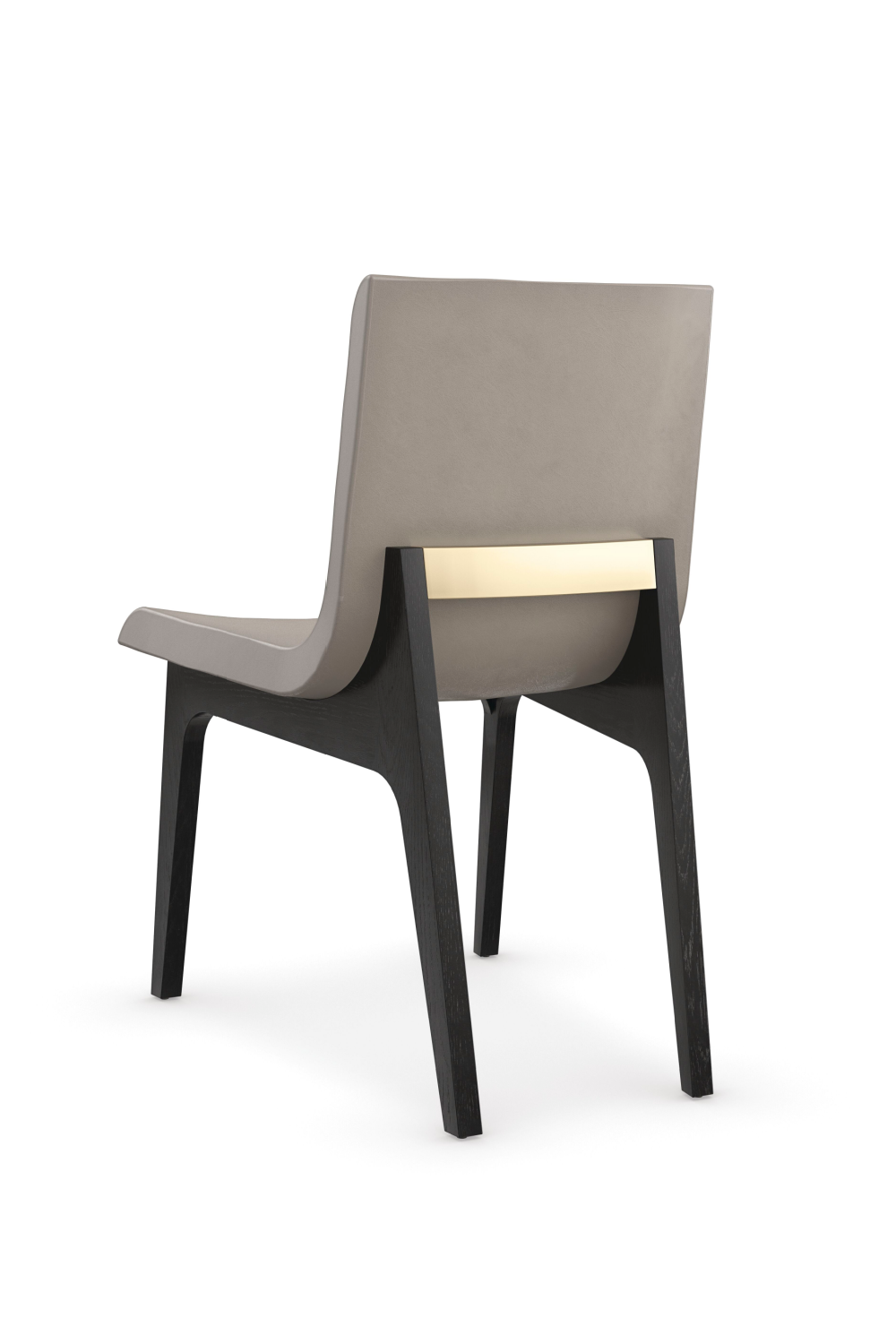 Taupe Leather Dining Chair | Caracole Starr | Oroa.com