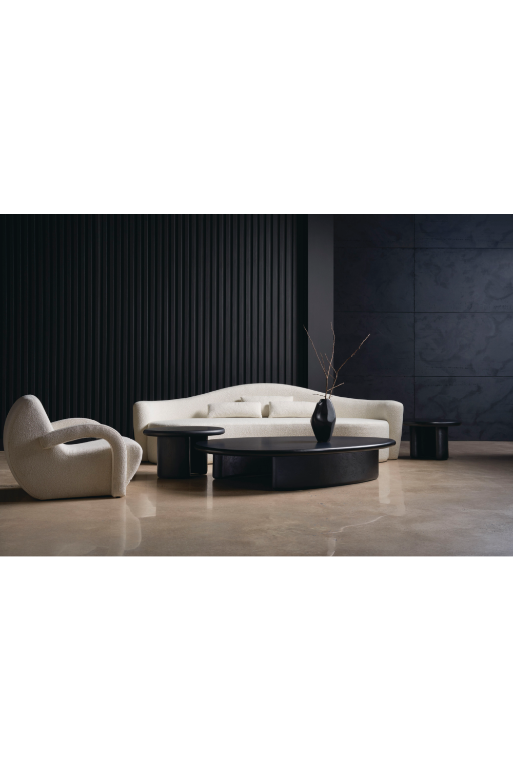 Black Ash Cocktail Table | Caracole Orion | Oroa.com