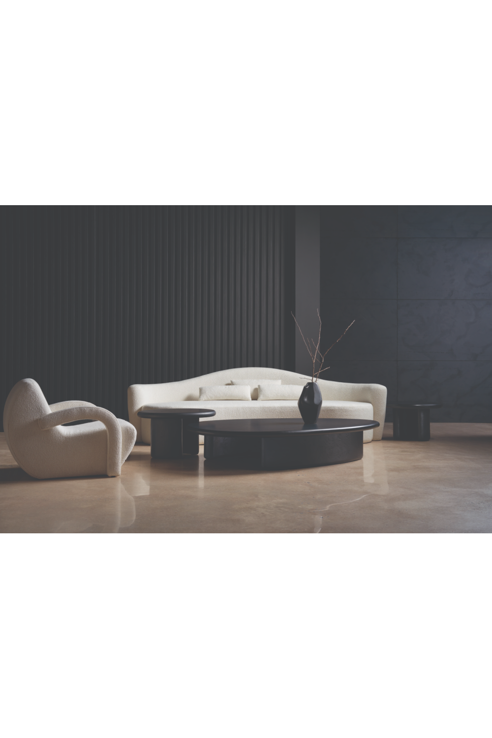 Black Ash Side Table S | Caracole Orion | Oroa.com