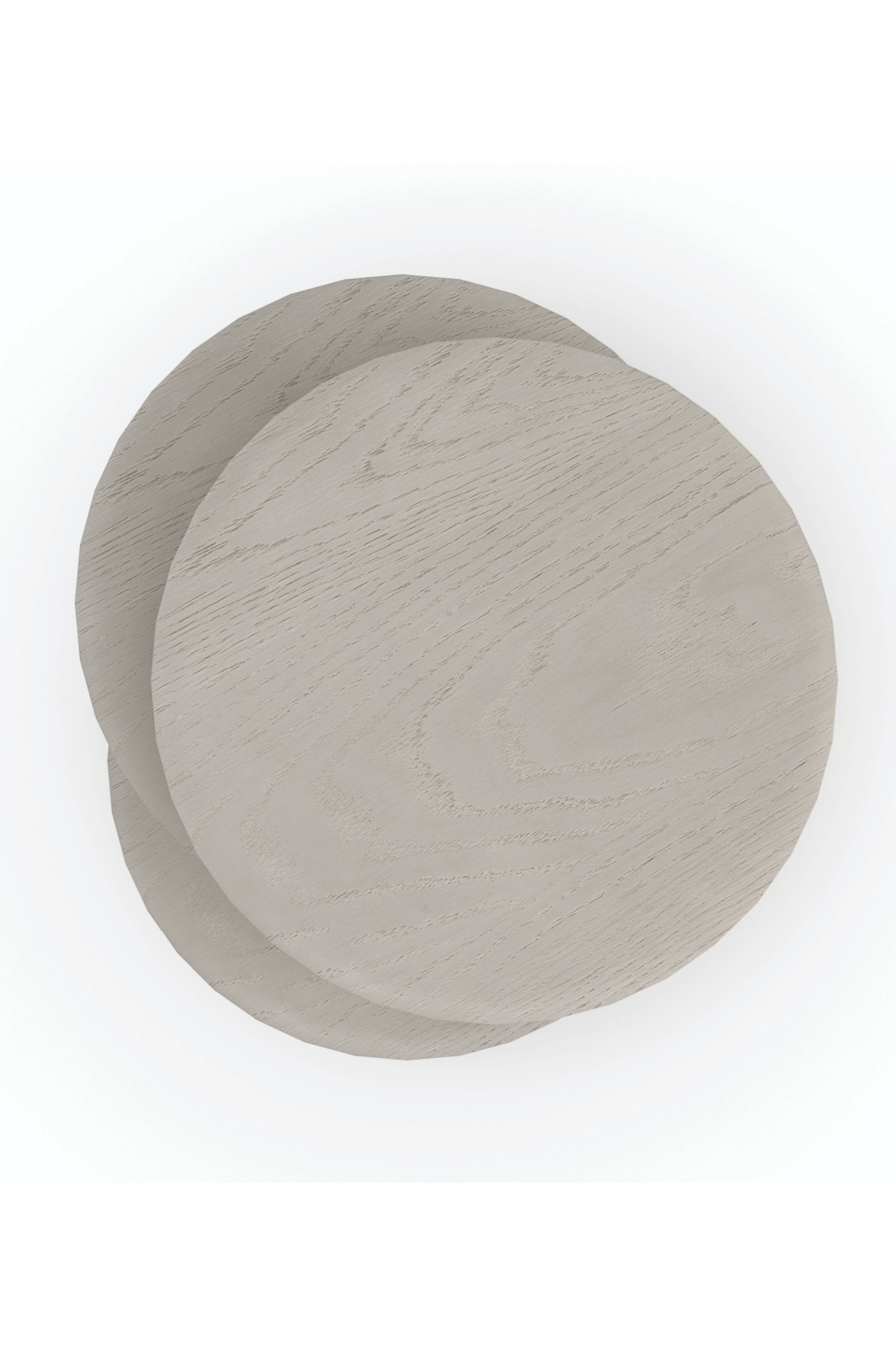 Stacked Oak Discs Side Table | Caracole Rona | Oroa.com