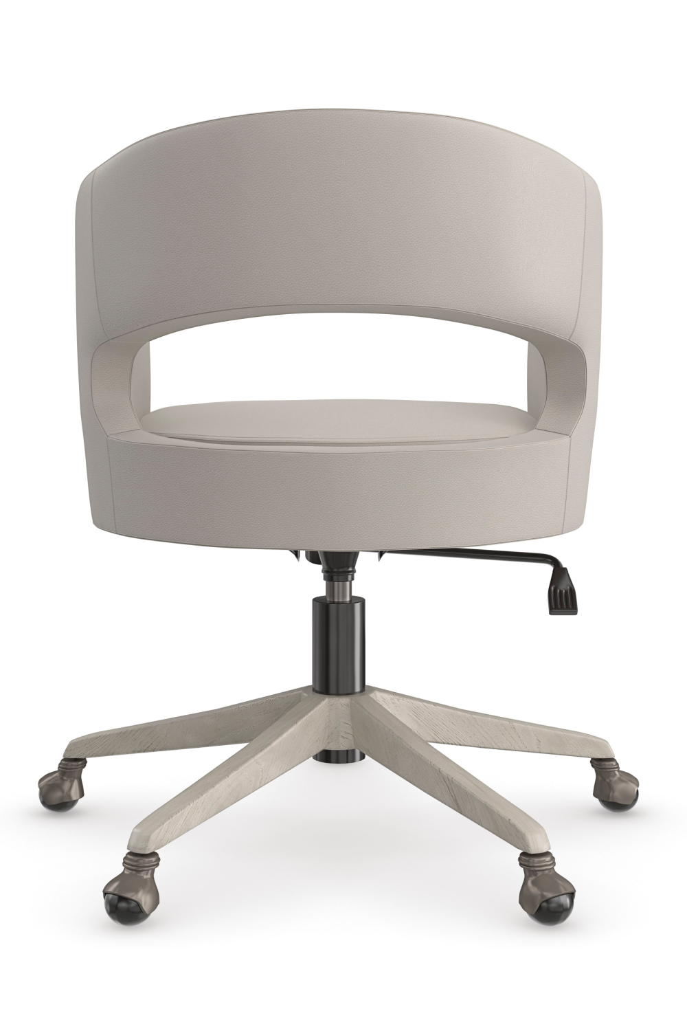 Taupe Leather Office Chair | Caracole Blythe | Oroa.com